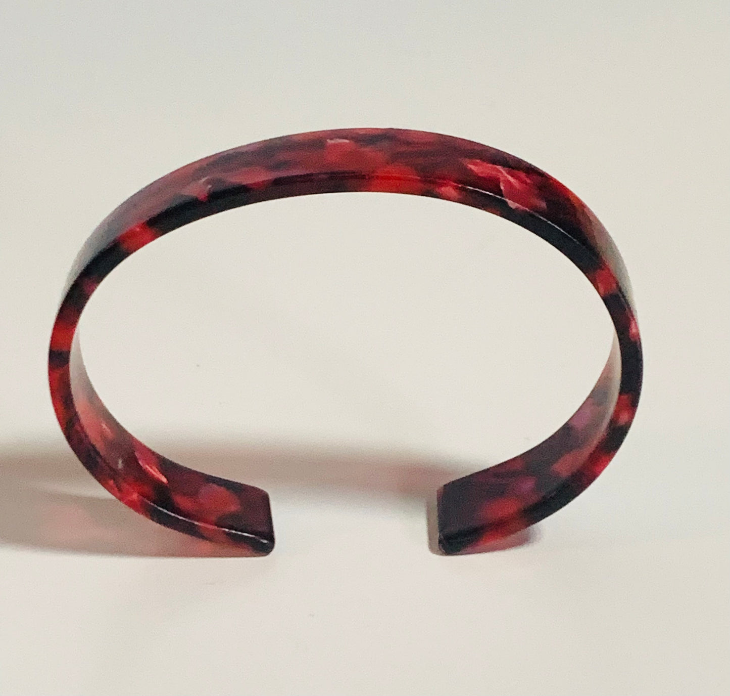 Red cuffed bracelet