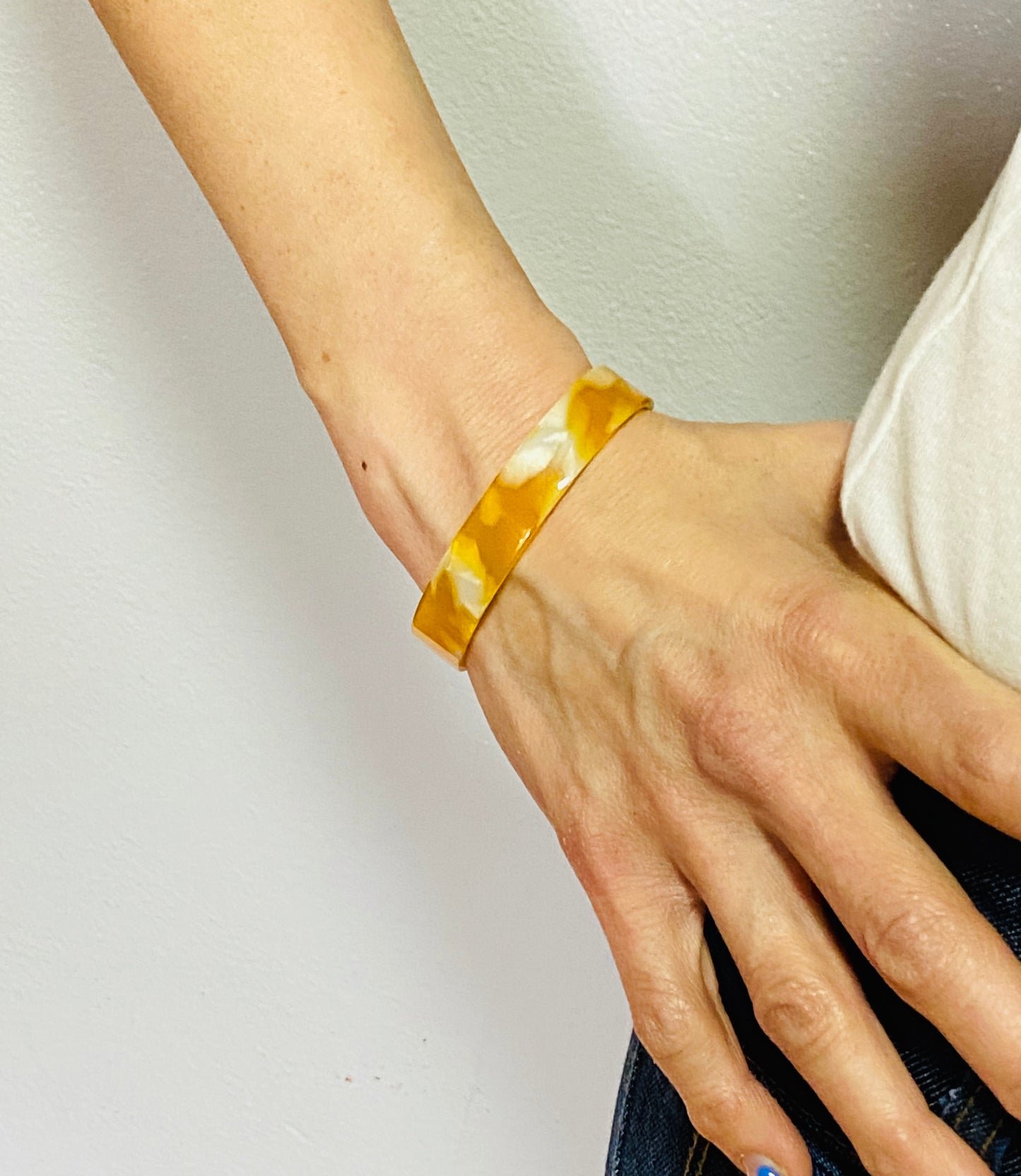 Multicolored Cuffed Bracelets