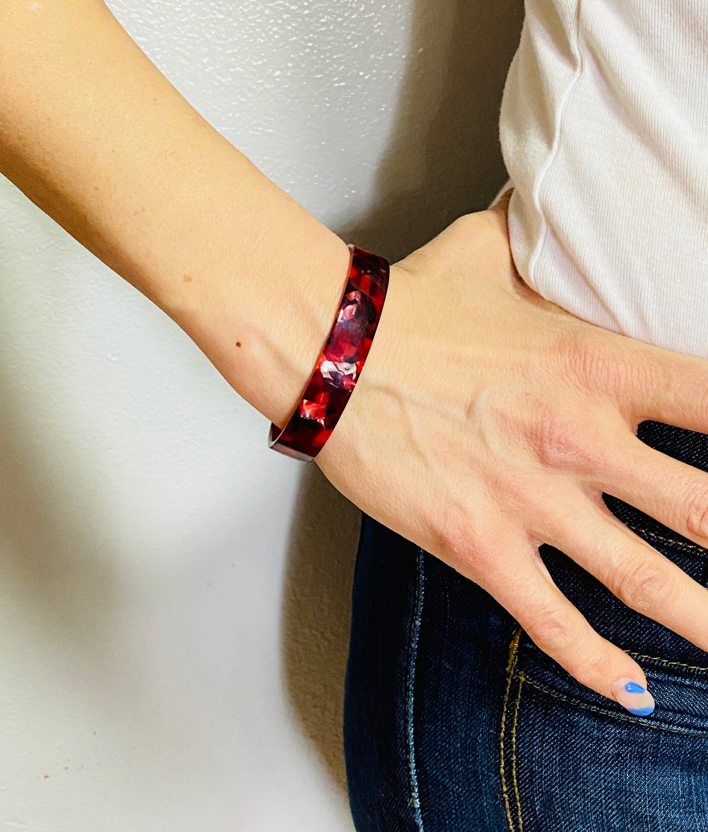Multicolored Cuffed Bracelets