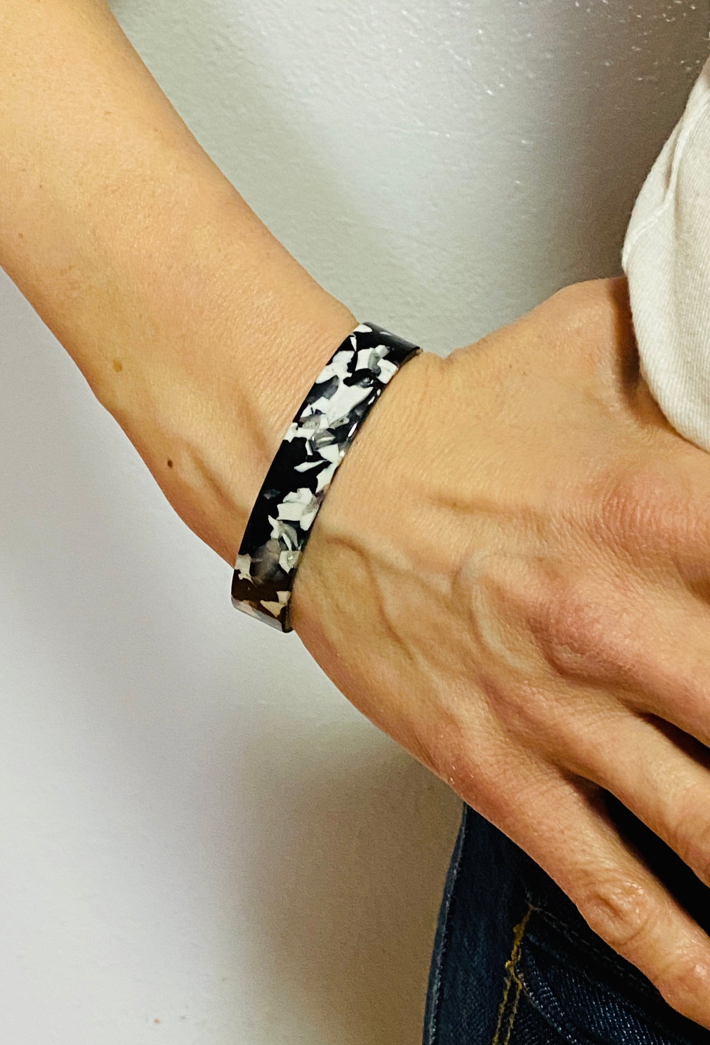 Multicolored Cuffed Bracelets