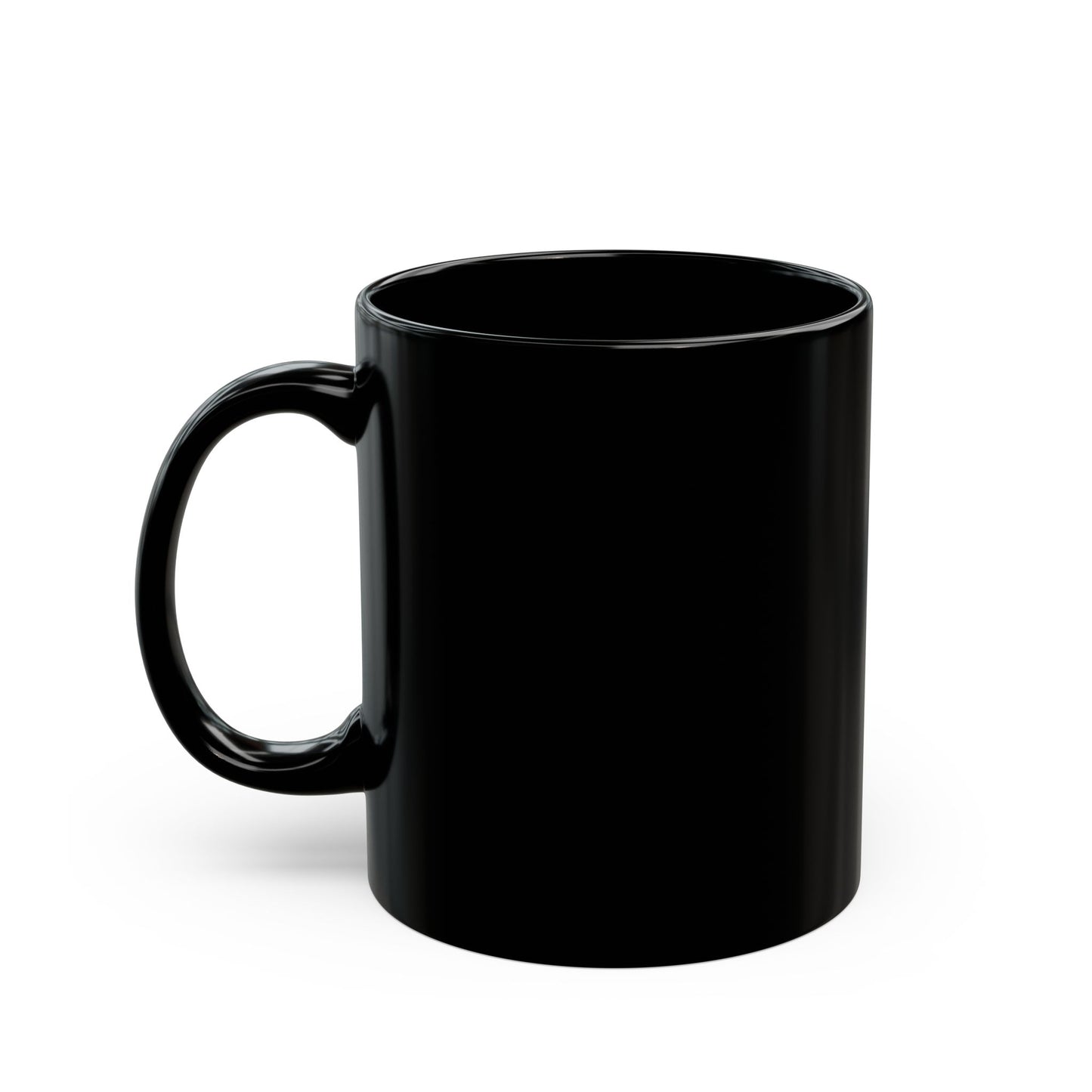 Coffee Break Leopard Drip Black Mug – Stylish 11oz/15oz Ceramic Cup