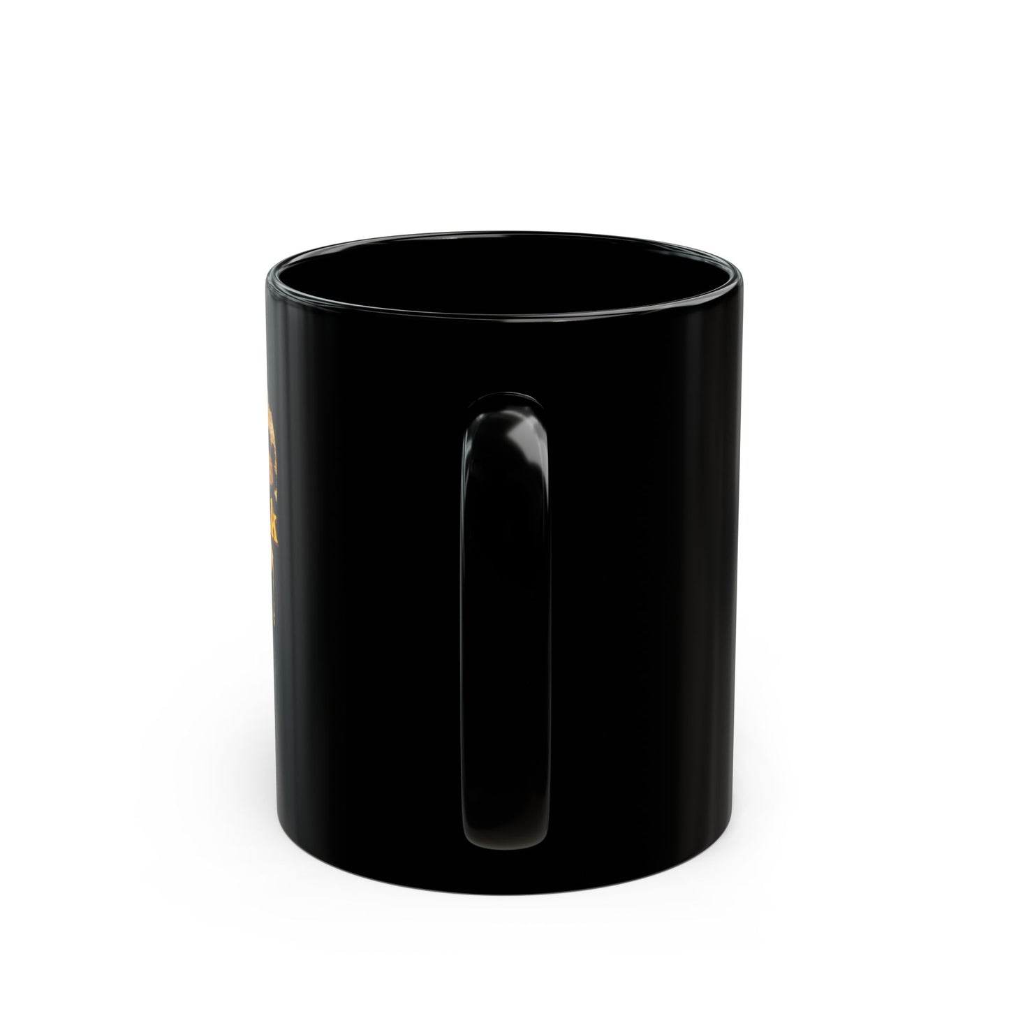 Coffee Break Leopard Drip Black Mug – Stylish 11oz/15oz Ceramic Cup