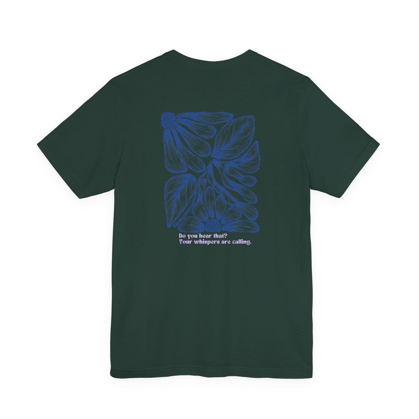 Floral Whisper Tee — Pastel Botanical Graphic T-Shirt