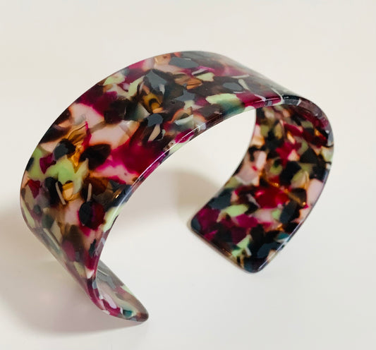 Burgundy Cuffed Bracelet